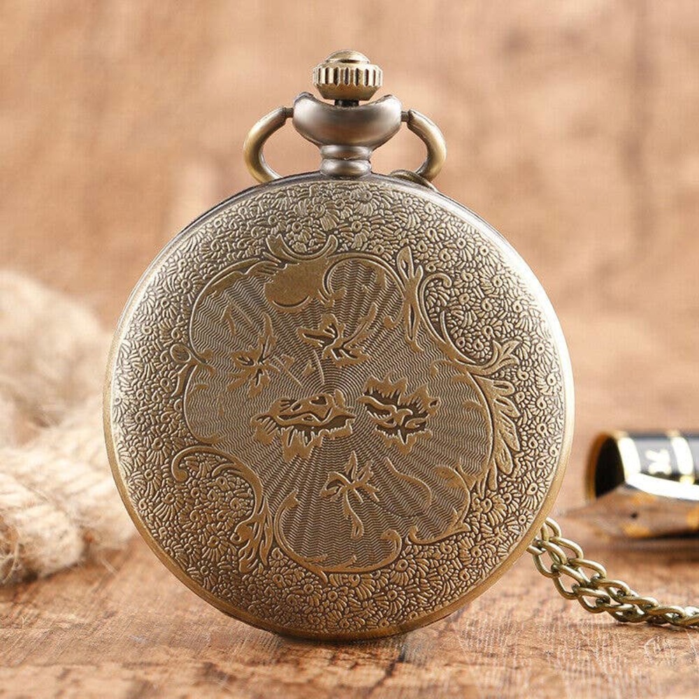 Spiderman NEW Pocket Watch Marvel Comic Fan Gift Spidey Antique Bronze - Picture 4 of 4
